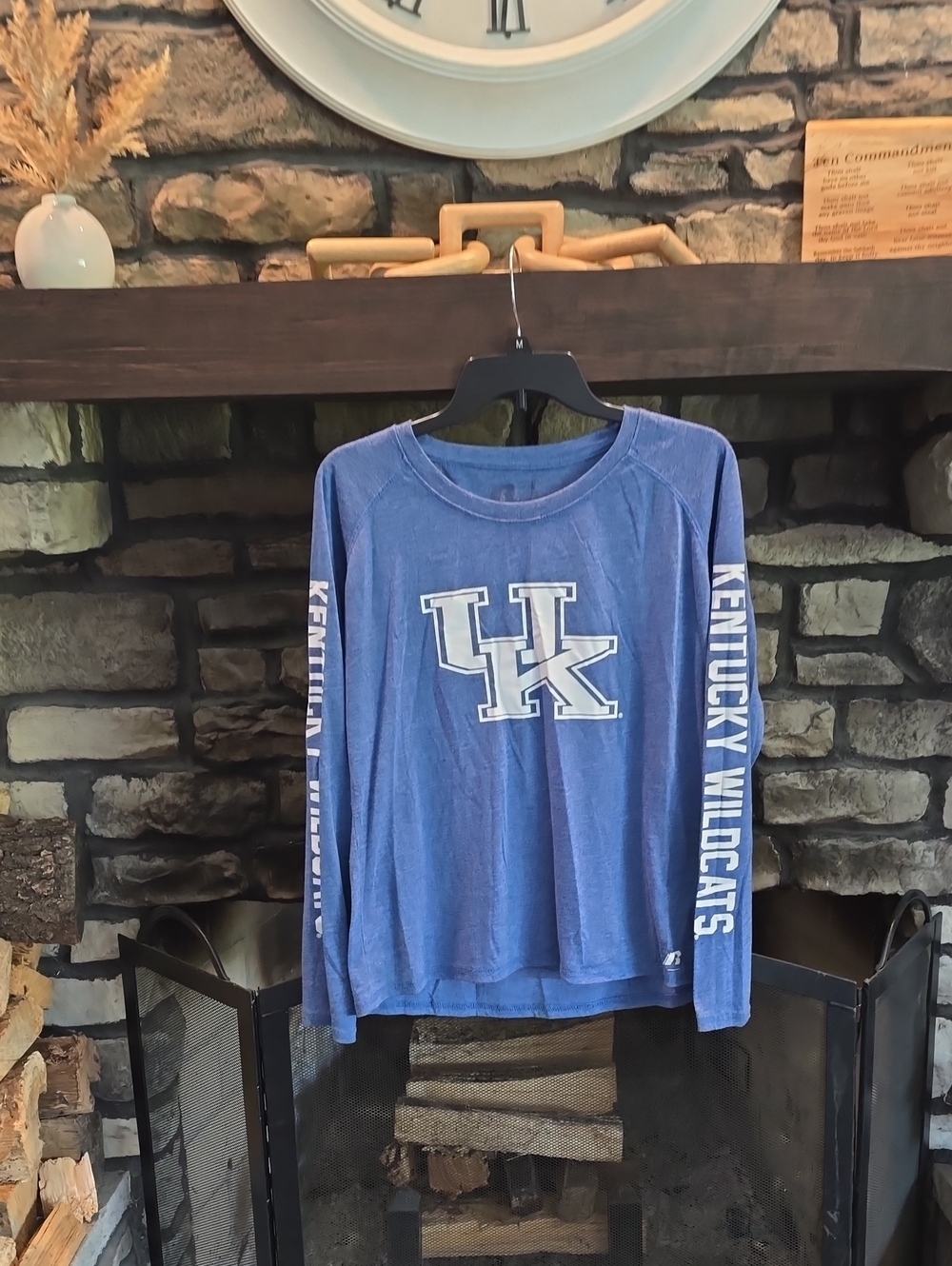 Russell Athletic Blue Kentucky Wildcats Long Sleeve Tee